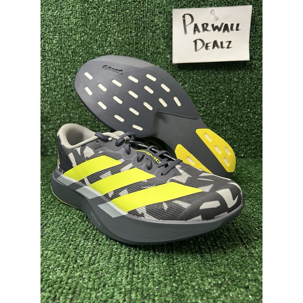 Adidas x AMG Motorsport Adizero Evo SL Aurora Onix Acid Yellow Size 7 KI7297